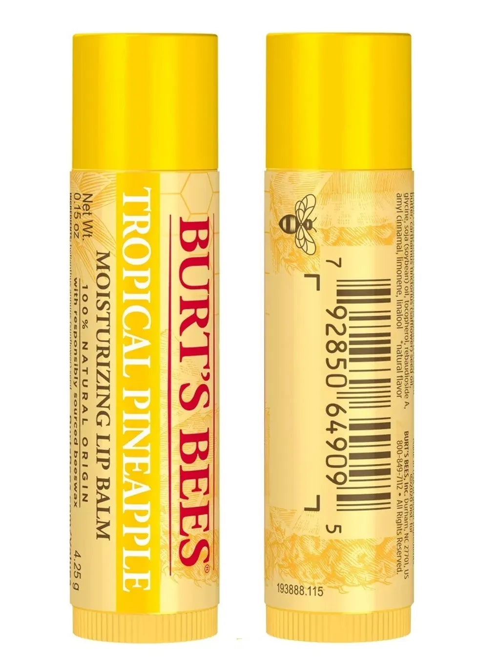 Burt's Bees Lip Balm - Tropical Pineapple
